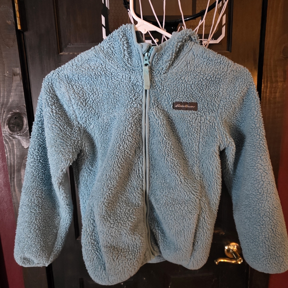 Eddie Bauer Kids Teal Fleece Jacket